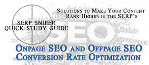Onpage and Offpage SEO and Conversion Rate Optimization.