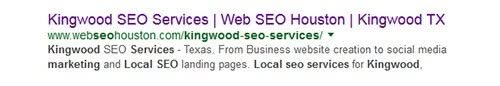 Local Search Focus